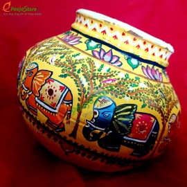 Decorative Wedding Pots / Designed Wedding Pots/ Elephant Designed Wedding Pots(2 Pots With 2 Lids) 